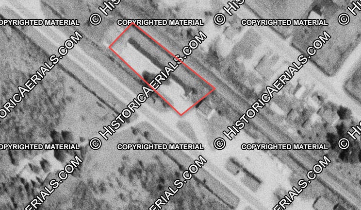Fenders Motel - 1960 Aerial (newer photo)